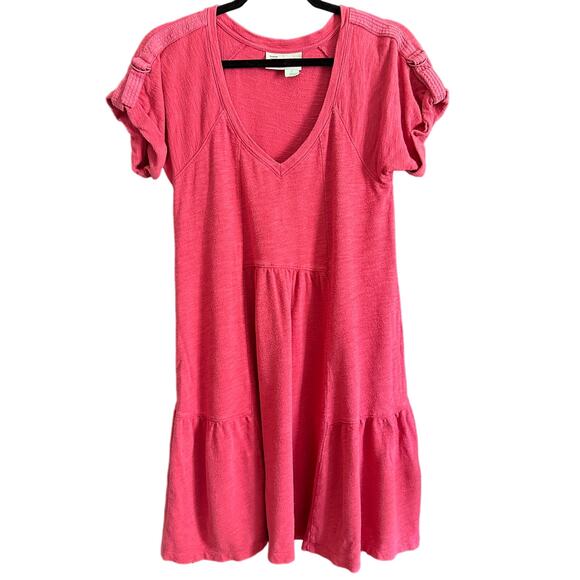 SATURDAY SUNDAY | Anthropologie Kathie Flounced Tiered Mini Dress | Size Small - Picture 2 of 8